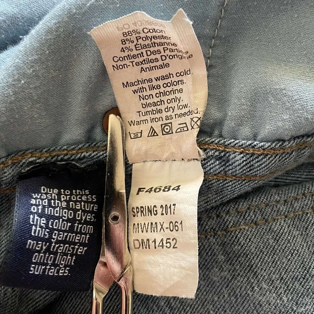 Madewell 10” High Riser Skinny Skinny Jeans Women’s 28 Blue Medium Wash Casual - Picture 14 of 16